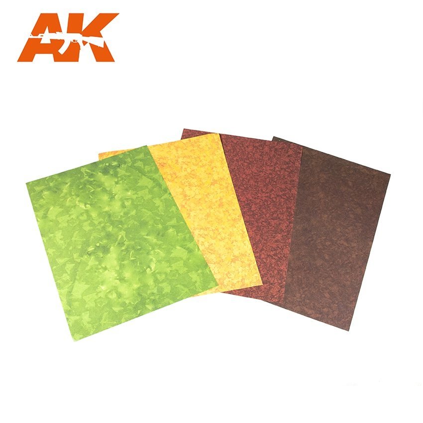 AK Interactive AK8147 PUNCHING LEAVES SHEETS SET – zdjęcie 2