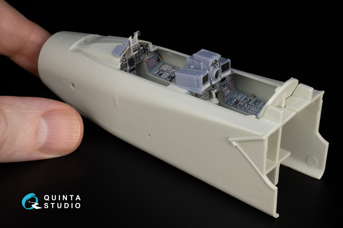 Quinta Studio QD+48264 Tornado ECR Italian 3D-Printed &amp;amp; colored Interior on decal paper (Revell) (with 3D-printed resin parts) 1/48 – Bild 16