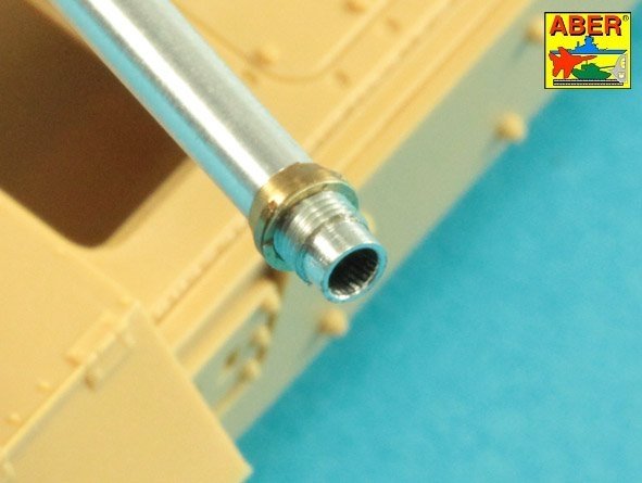 Aber 35L-048N 75mm KwK40L/48 barrel with late muzzle brake for German Panzer IV Ausf. J late - Ausf. J final series 1/35 – imagen 5