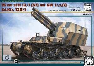 Panda Hobby 35035 15 cm sFH 13/1(Sf) auf GW Lr.s.(f) Sd.Kfz. 135/1 (metal truck, metal tracks) 1/35