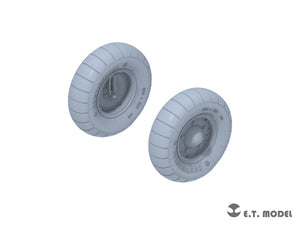 ET Model P35-139 WWII German Kübelwagen Type82 Sagged wheels Balloon tire For TAMIYA Kit 1/35 – Bild 4