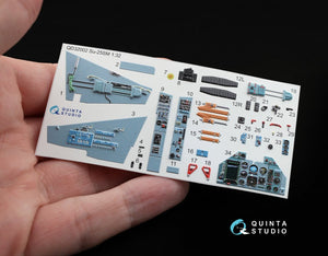 Quinta Studio QD32002 Su-25SM 3D-Printed &amp;amp; colored Interior on decal paper (for Trumpeter kit) 1/32 – immagine 2