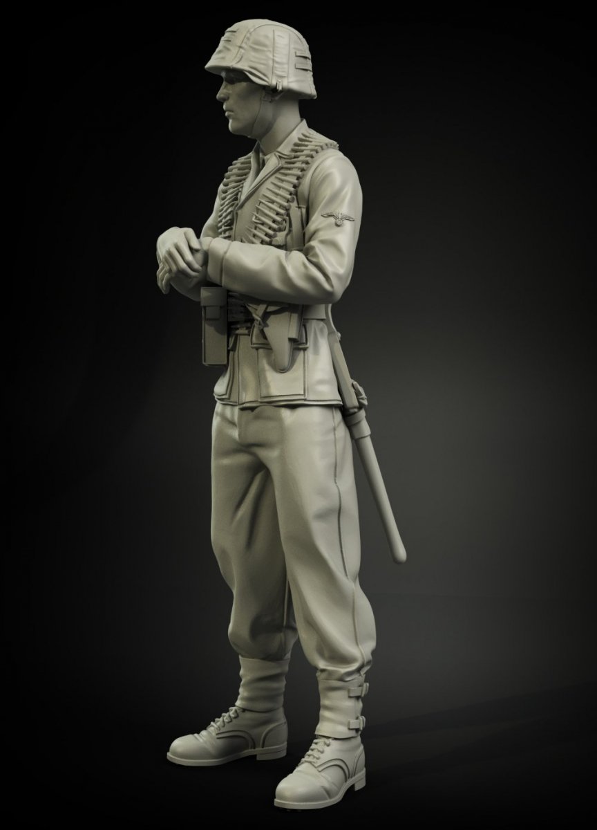 Panzer Art FI35-039 Waffen-SS MG-42 gunner 1/35 – image 2