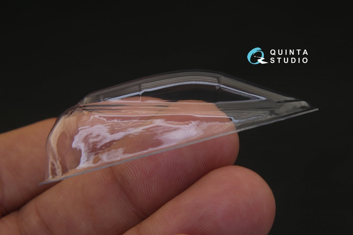 Quinta Studio QC72011 Su-27SM vacuformed clear canopy (for Zvezda kit) 1/72 – immagine 2
