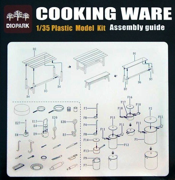 Diopark 35005 Accessoire d&amp;#39;ustensiles de cuisine 1/35 – image 2
