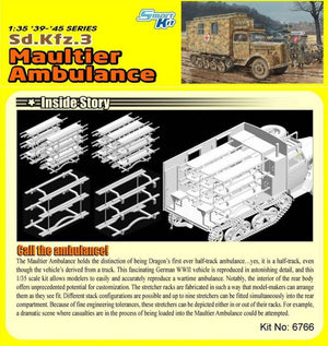 Dragon 6766 Sd.Kfz.3 Maultier Ambulance 1/35 – immagine 5
