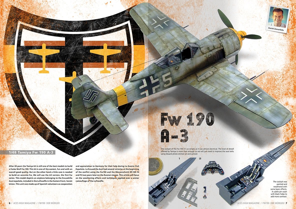 AK Interactive AK2921 ACES HIGH ISSUE 11 FW 190 DER WÜRGER (English) – obrázek 7