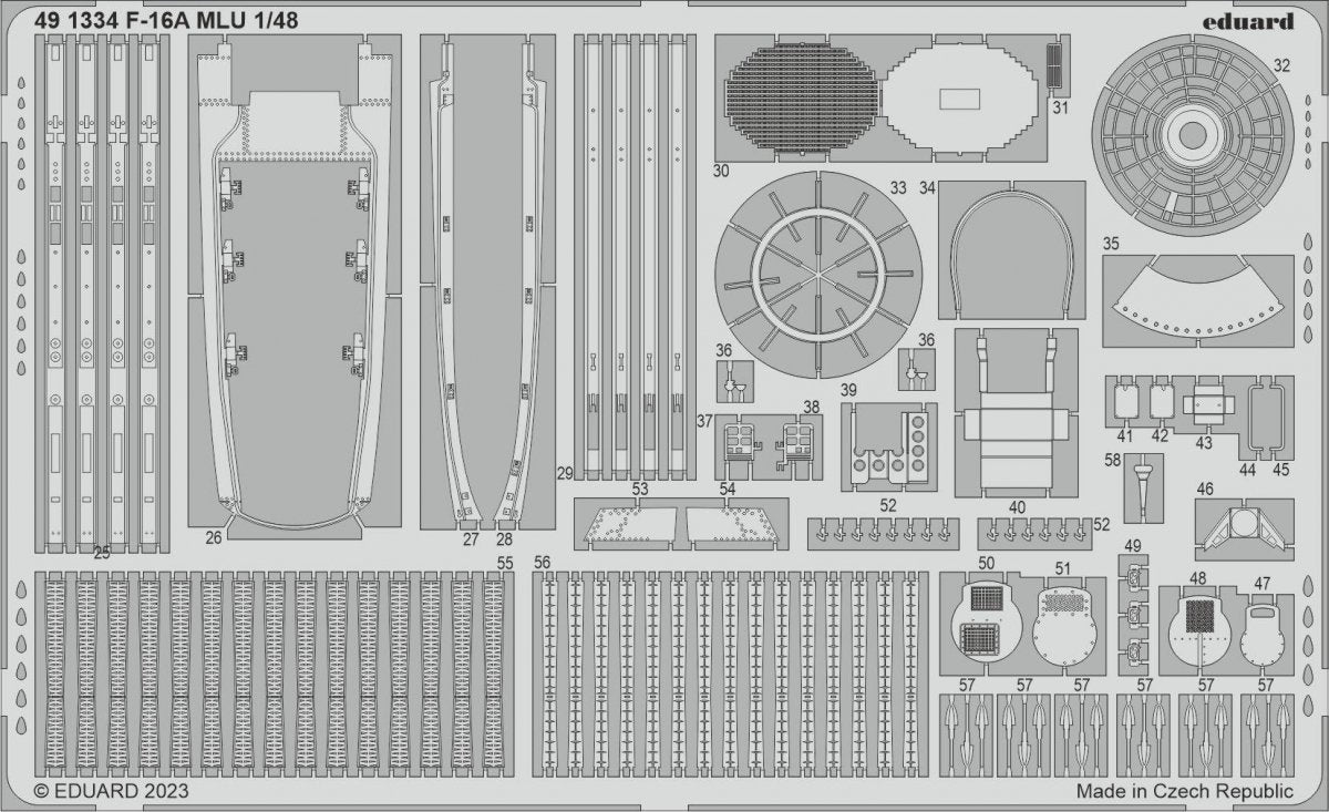 Eduard 491334 F-16A MLU KINETIC MODEL 1/48 – image 2