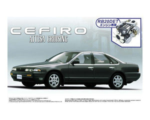 Aoshima 04256 Nissan Cefiro Attesa Cruising 1990 Midle type w/Engine 1/24