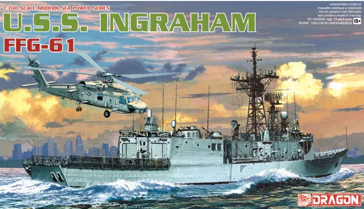 Dragon 7068 USS Ingraham FFG-61 1/700