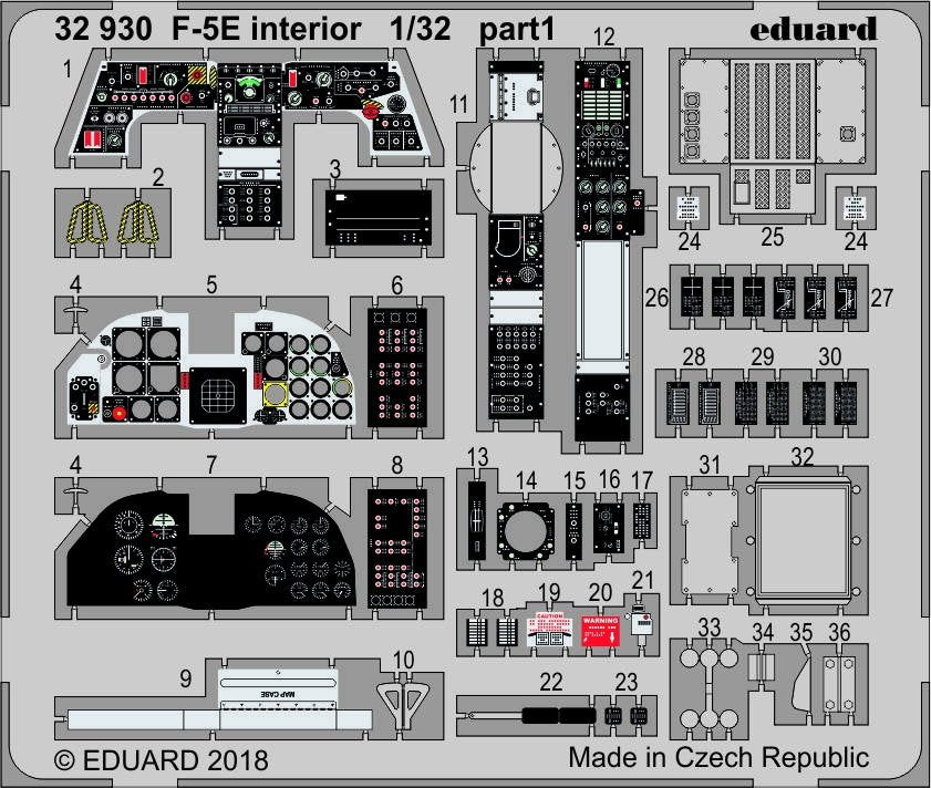 Eduard BIG3393 F-5E 1/32 KITTY HAWK – Bild 7