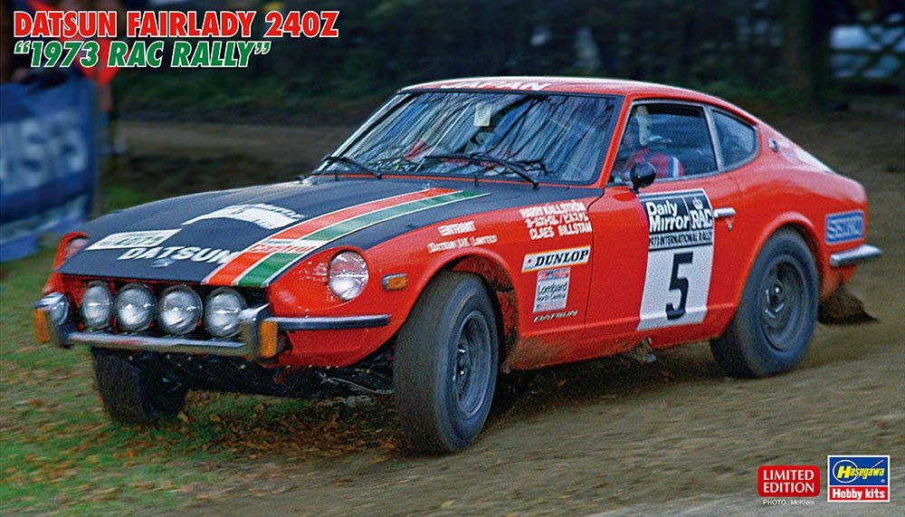 Hasegawa 20555 Datsun Fairlady 240Z &amp;quot;1973 RAC Rally&amp;quot; 1/24