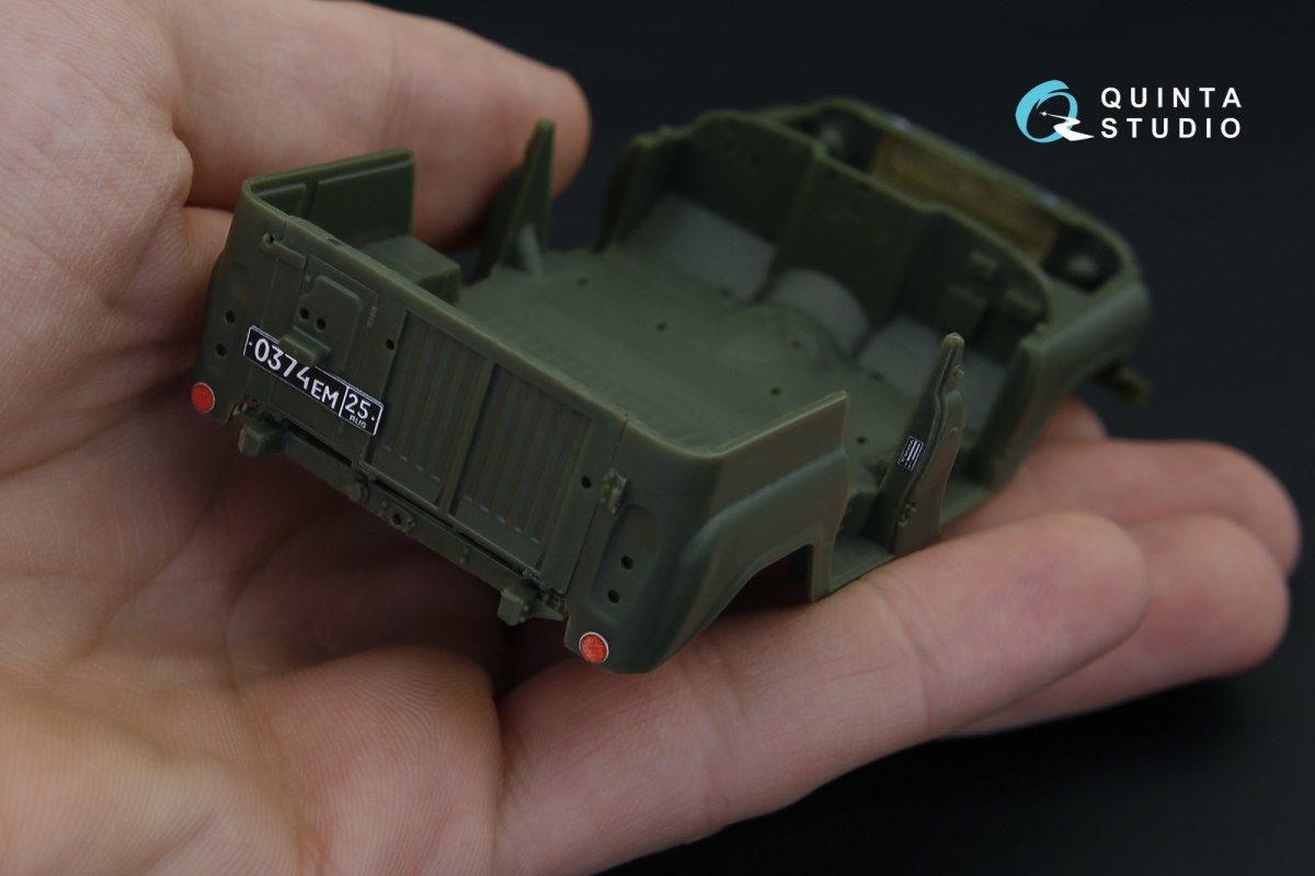 Quinta Studio QD35010 UAZ 469 3D-Printed &amp;amp; coloured Interior on decal paper (for Trumpeter kit) 1/35 – zdjęcie 4
