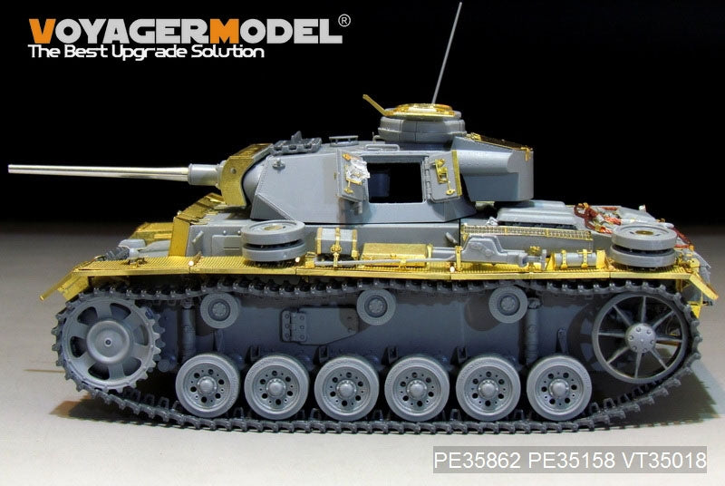 Voyager Model PE35862 WWII German Pz.KPfw.III Ausf.L basic For DRAGON 6387 1/35 – image 12