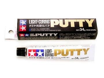 Tamiya 87076 Light Curing putty - Light-curing putty 34g