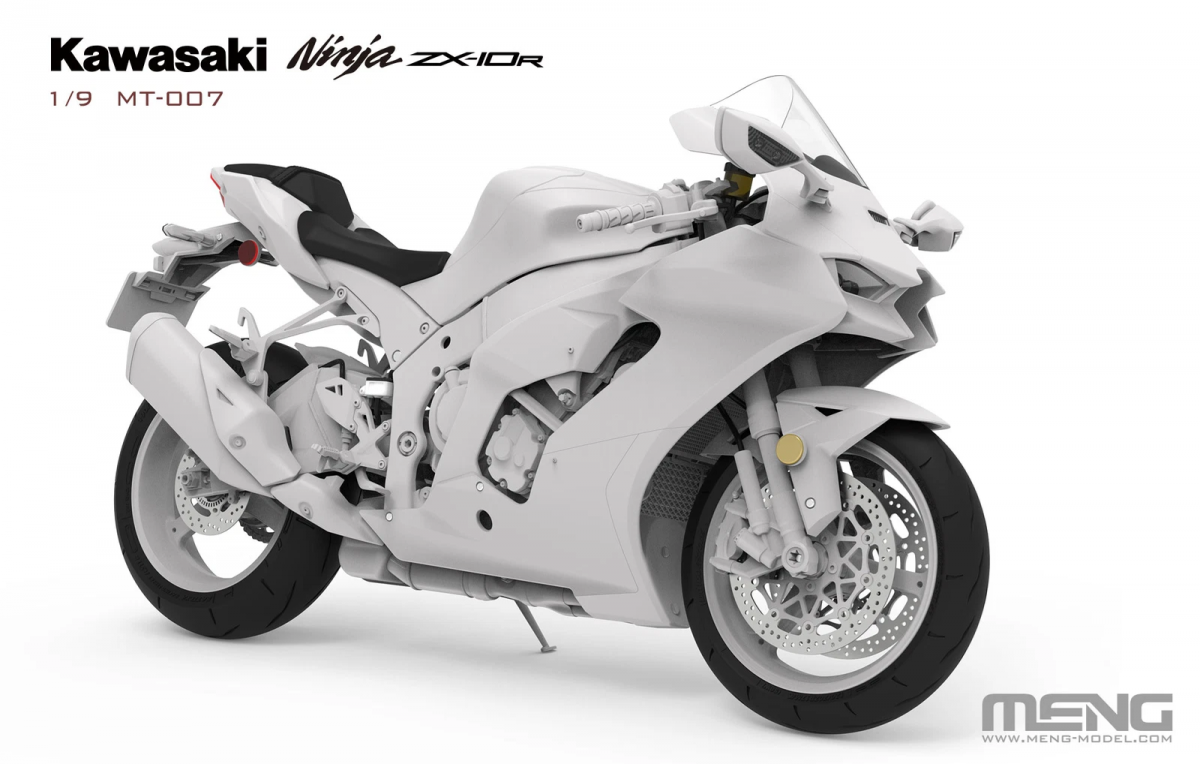 Meng Model MT-007 Kawasaki Ninja ZX-10R 1/9 – image 4