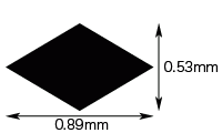 Hasegawa PA41 Modeling Mesh Lozenge-Large – Bild 3