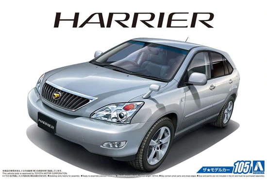 Aoshima 05707 Toyota GSU30W Harrier 350G Premium L Package '06 1/24