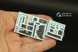 Quinta Studio QD32160 Do 335A-10 3D-Printed &amp;amp; colored Interior on decal paper (HK models) 1/32 – immagine 6