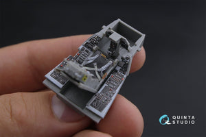 Quinta Studio QD48194 F-16С 3D-Printed &amp;amp; colored Interior on decal paper (for Kinetic kit) 1/48 – image 3
