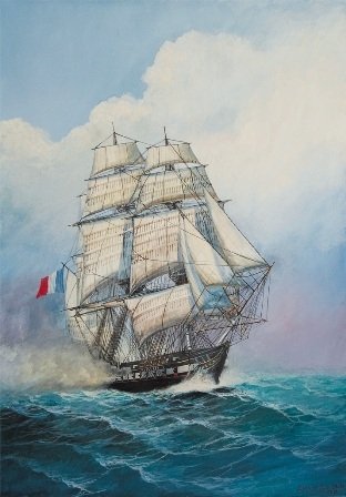 Zvezda 9034 19th century French Frigate Acheron 1/200