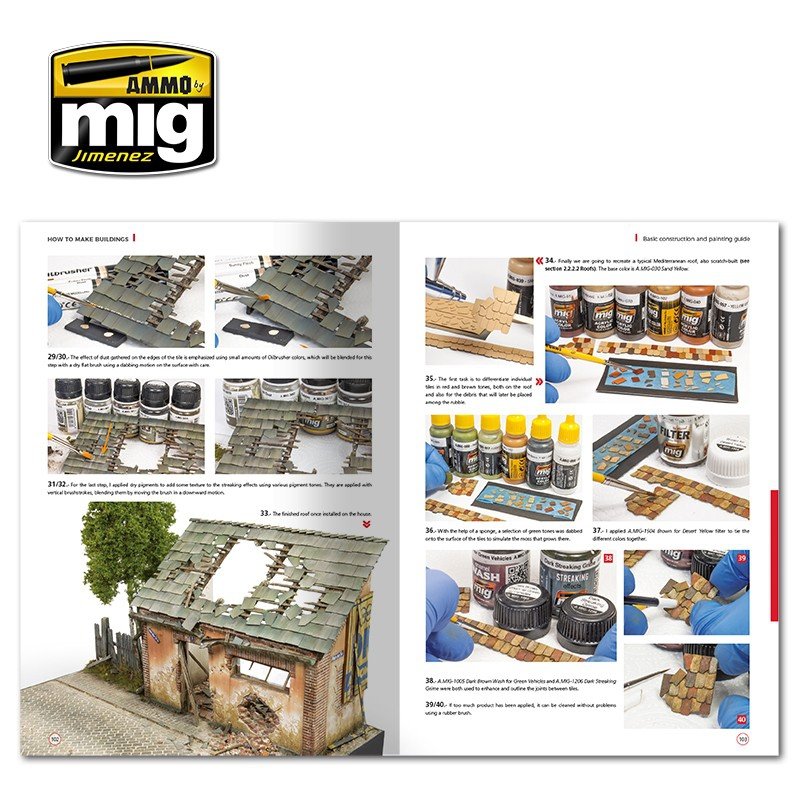 AMMO of Mig Jimenez 6135 HOW TO MAKE BUILDINGS. BASIC CONSTRUCTION AND PAINTING GUIDE (English) – image 3