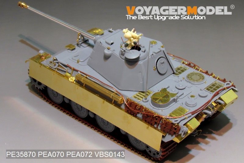 Voyager Model PE35870 WWII German Panther II Prototype Design Plan basic for AMUSING HOBBY 1/35 – image 3
