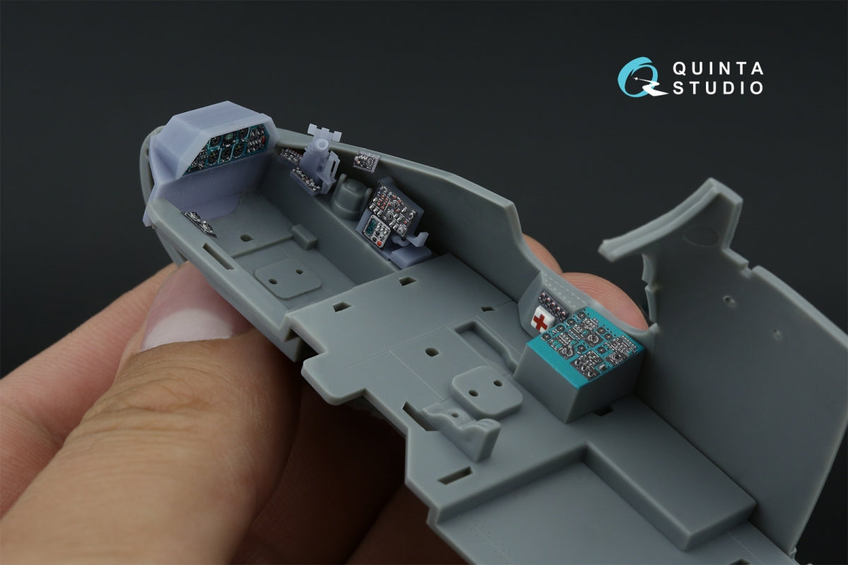 Quinta Studio QD+48516 Mi-24P Hind-F 3D-Printed colored Interior on decal paper (Trumpeter) (with 3D-printed resin parts) 1/48 – imagen 8