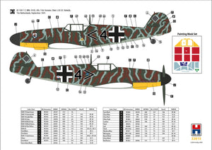 Hobby 2000 32015 Bf 109 F-2 Front Ouest (HASEGAWA + CARTOGRAF + MASQUES + PIÈCES EN MÉTAL) 1/32 – image 2