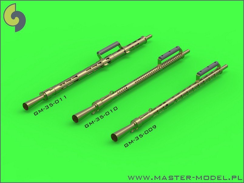 Master GM-35-010 KPV - Russian 14.5mm heavy machine gun - round cooling holes - used on ZPU-1/2/4 anti-aircraft systems (1pc) (1/35) – Bild 2