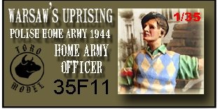 ToRo Model 35F11 Warsaw Uprising - Underground Army Officer / Warsaw Uprising 1944 - Home Army Officer 1/35 – Bild 2