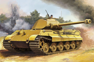 Trumpeter 00948 Char lourd allemand Tiger II - Tourelle Porsche, première production, échelle 1/16