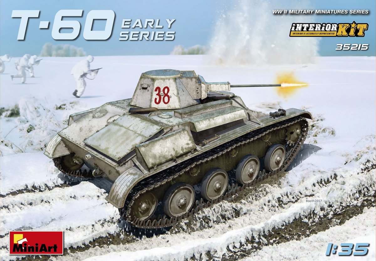 MiniArt 35215 T-60 EARLY SERIES. SOVIET LIGHT TANK. INTERIOR KIT 1/35