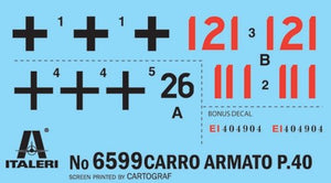 Italeri 6599 Carro Armato P40 1/35 – immagine 3