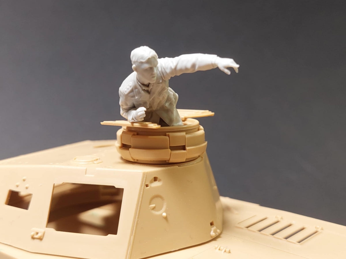 Panzer Art FI35-250 DAK Pz.lll/IV tank commander 1/35 – immagine 3