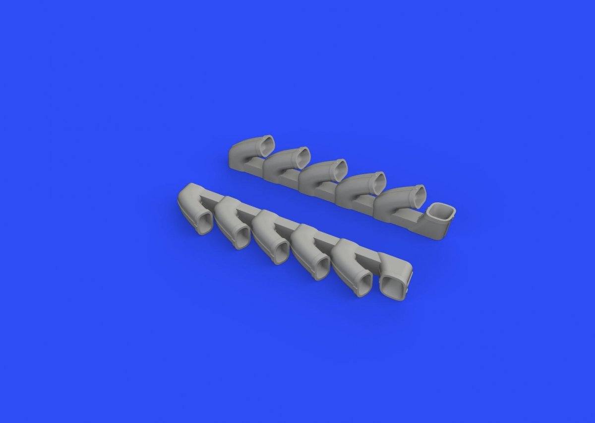 Eduard 648588 Pots d'échappement Il-2 1/48 TAMIYA