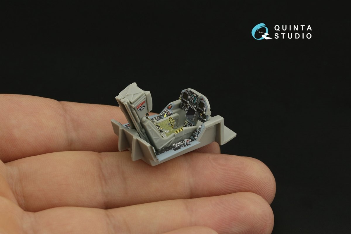 Quinta Studio QD48278 F/A-18А++ 3D-Printed &amp;amp; colored Interior on decal paper (HobbyBoss) 1/48 – image 13