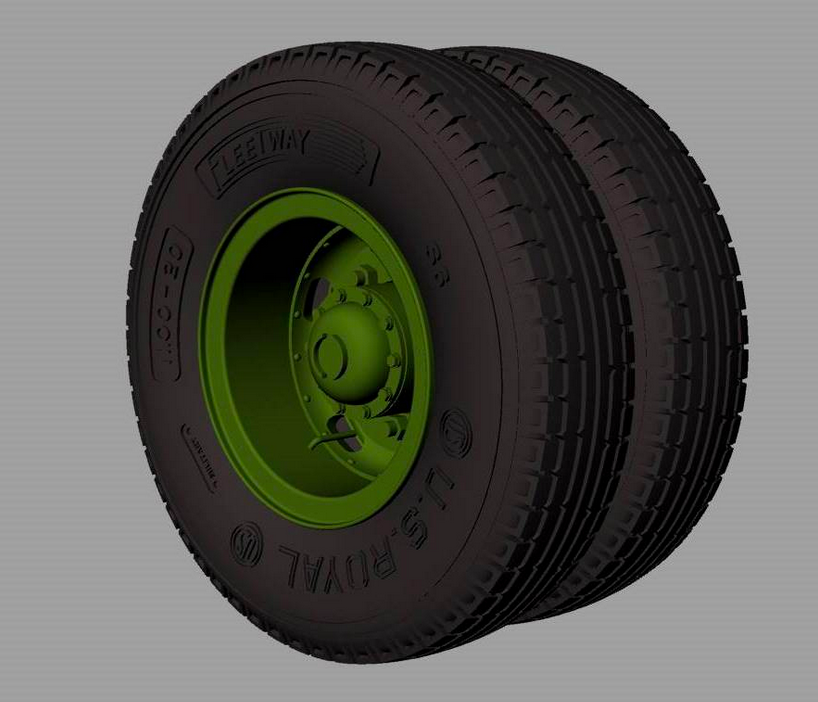 Panzer Art RE35-567 M54 Road wheels (US.Royal commercial pattern) 1/35 – image 3