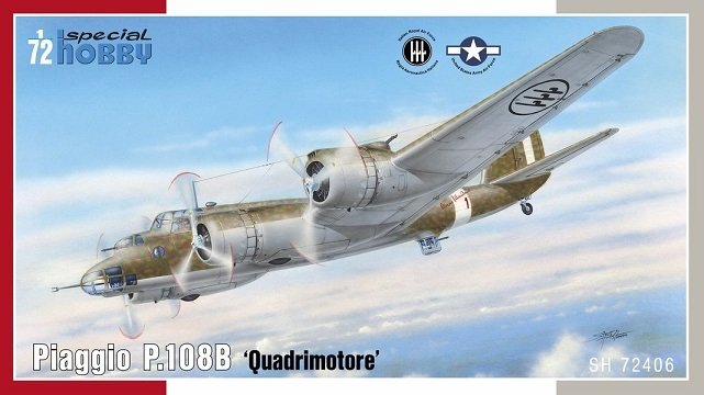 Special Hobby 72406 Piaggio P.108B &amp;#39;Quadrimotore 1/72