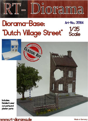 RT-Diorama 35164 Diorama-Base: &amp;quot;Dutch Village Street&amp;quot; 1/35