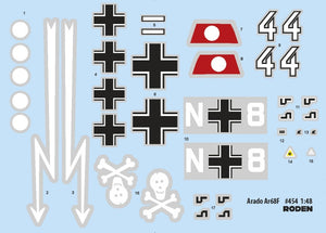 Roden 454 Arado Ar 68F 1/48 – zdjęcie 2