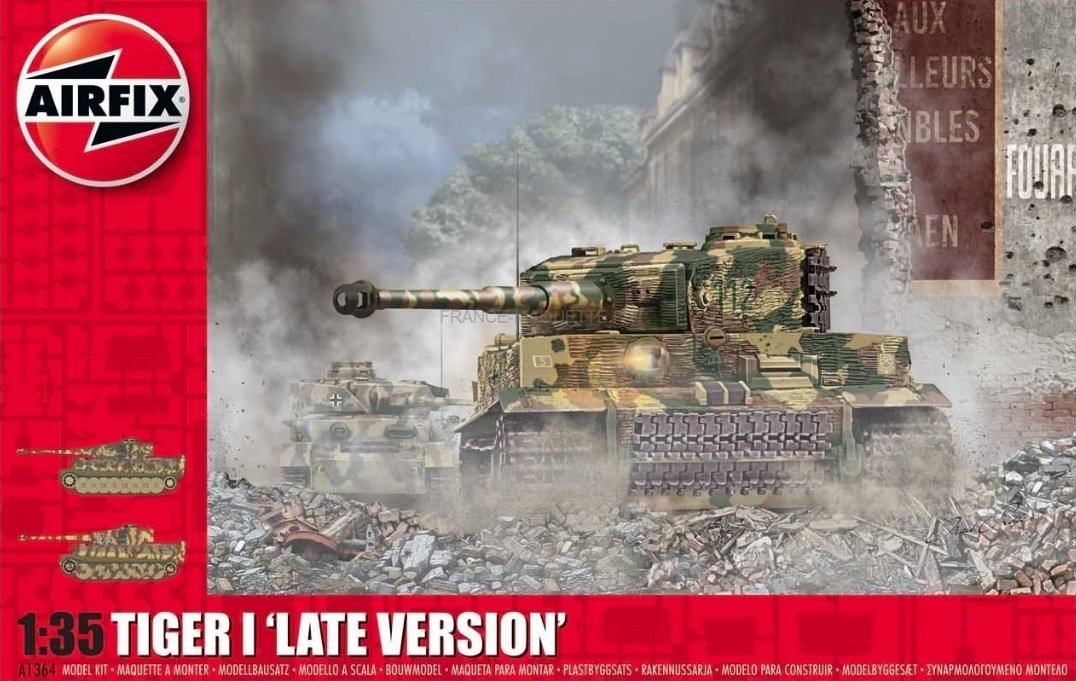 Airfix 1364 Tiger I &amp;#39;Late Version&amp;#39; 1/35