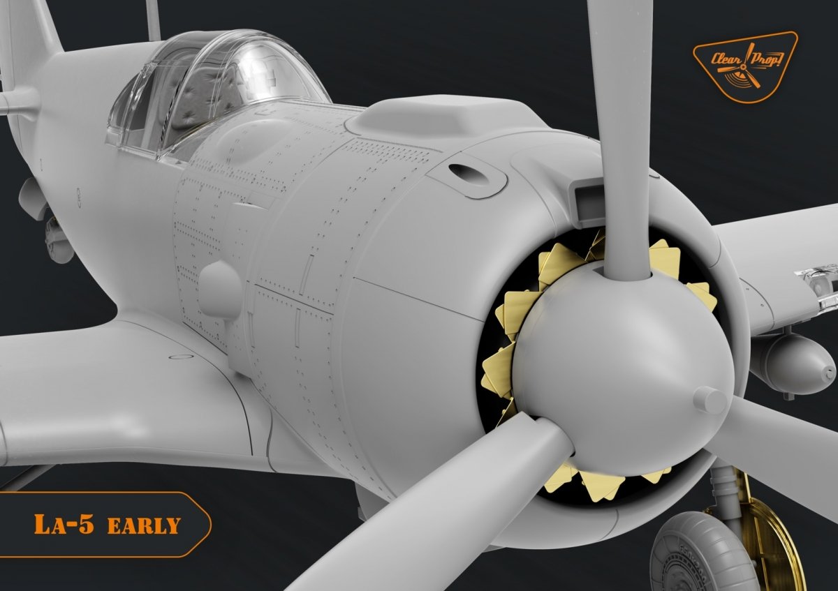 Clear Prop! CP72014 La-5 early version ADVANCED KIT 1/72 – Bild 6