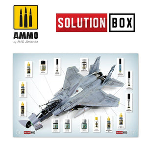 AMMO of Mig Jimenez 6509 How To Paint USAF Navy Gray Fighters Solution Book – image 7