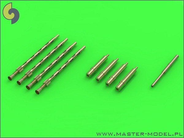Master AM-48-111 De Havilland Mosquito NF Mk.II / FB Mk.VI - Pitot tube and armament kit (Browning .303 MGs and Hispano 20mm tips)