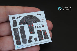 Quinta Studio QD32054 F4U-4 3D-Printed &amp;amp; colored Interior on decal paper (for Trumpeter kit) 1/32 – obrázek 4