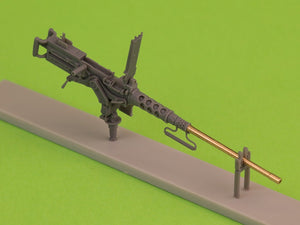 Master GM-35-069 Browning M2HB .50 cal (12.7mm) - machine gun with tank mount - early WWII period (D69820 cradle with D68375 small ammo box) 1/35 – obrázek 4