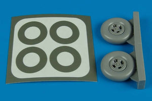 Aires 2128 Spitfire Mk. IX wheels &amp;amp; paint masks 1/32 Other