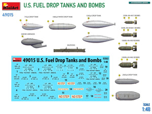 MiniArt 49015 US FUEL DROP TANKS AND BOMBS 1/48 – immagine 2