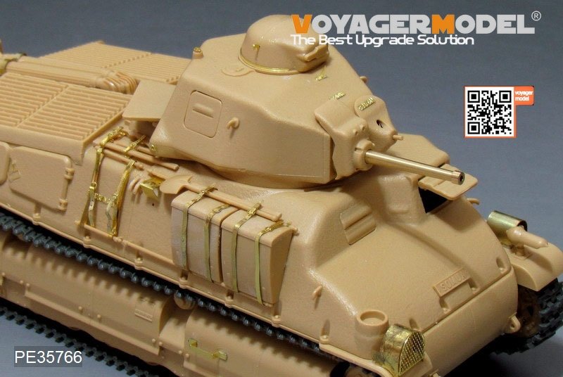 Voyager Model PE35766 WWII French SOMUA S35 Medium Tank Basic (For TAMIYA 35344) 1/35 – imagen 3